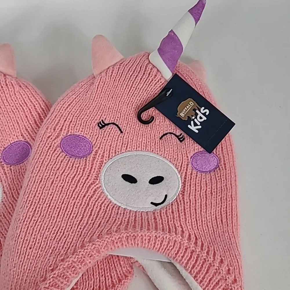 NEW Buffalo Outdoors® Workwear 2 Pack Kid's Unicorn Knit Beanie Hats